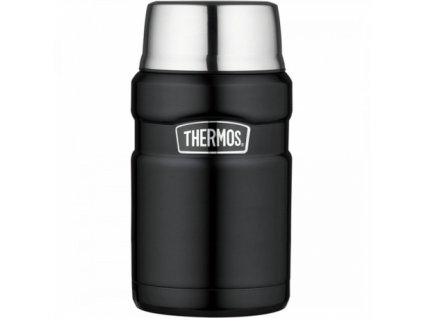 THERMOS Termoska na jídlo se šálkem - matně černá