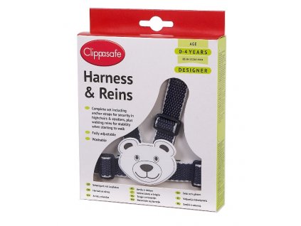 CLIPPASAFE Vodítko pro dítě, Navy White