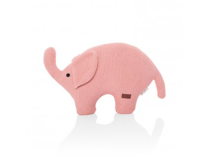 ZOPA Pletená hračka Slon, Pink