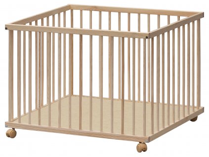 Ohrádka pro děti Scarlett HONZÍK přírodní ECO - borovice, 98 x 78 cm