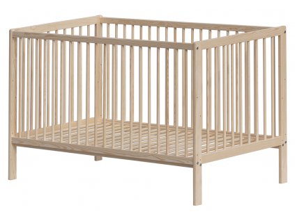 Dětská postýlka - Scarlett DOMINIK přírodní ECO (borovice), vyndavací příčky - 140 x 70 cm