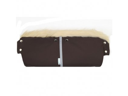 Babyrenka zateplení rukojeti Rukávník přepínací Softshell Lux hnědá béžová