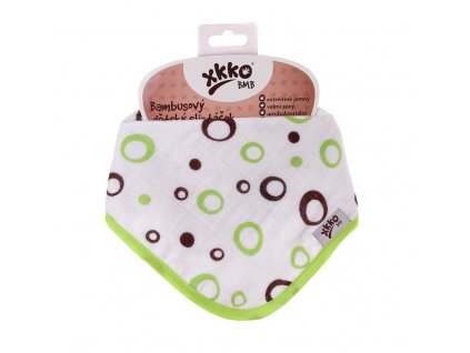 Kikko Bambusový slintáček XKKO BMB Lime Bubbles