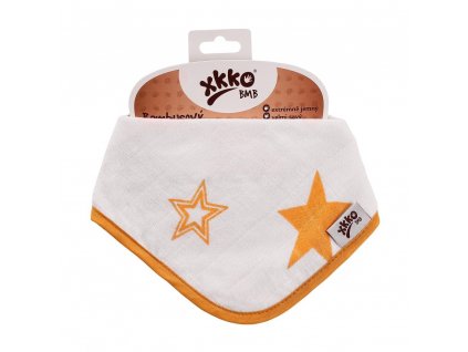 Kikko Bambusový slintáček XKKO BMB Orange Stars