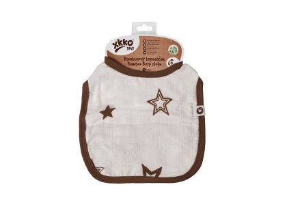 Kikko Bambusový bryndáček XKKO BMB - Natural Brown Stars