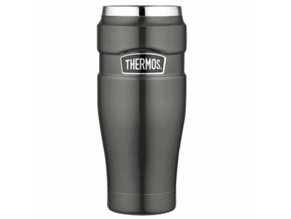 THERMOS Vodotěsný termohrnek - metalicky šedá