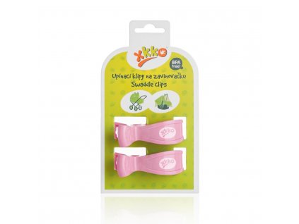 Kikko XKKO Klipy na kočárek 2ks - Baby Pink