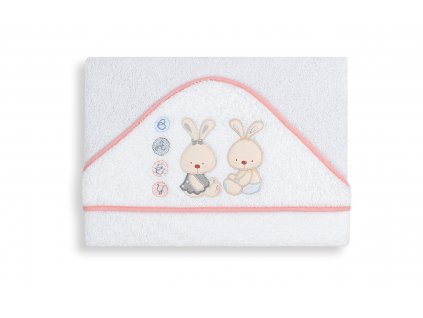 Interbaby INTERBABY | Osuška froté BABY - RŮŽOVÁ