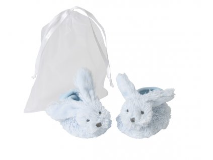 Happy Horse Happy Horse | králíček Richie papučky v dárkové pytlíčku modré velikost: 10 cm