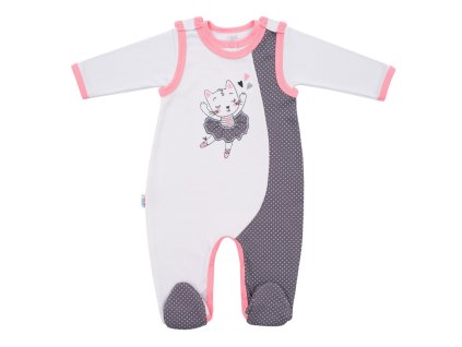 2-dílná bavlněná souprava New Baby Ballerina Velikost: 68 (4-6m)