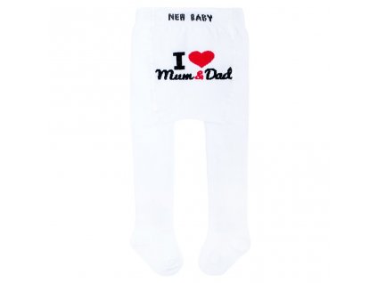 Bavlněné punčocháčky New Baby fialové pets Velikost: 56 (0-3m)