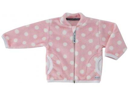 ESITO Dětská mikina Magna puntík vel. 56 až 68 růžová