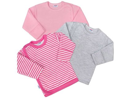 Kojenecká košilka New Baby Classic II Holka 3ks Velikost: 50