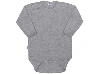 Kojenecké body New Baby Classic II šedé vel.80