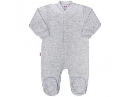 Kojenecký overal New Baby Classic II s růžovými pruhy vel.86