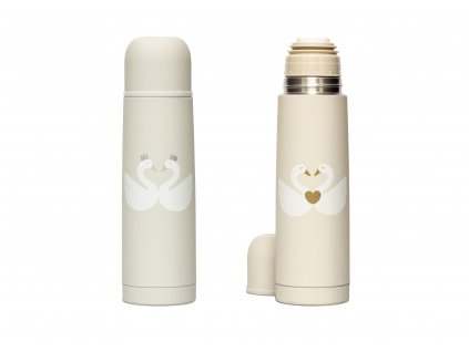 SAUVINEX SUAVINEX | TERMOSKA na tekutiny LABUŤ - ŠEDÁ LABUŤ