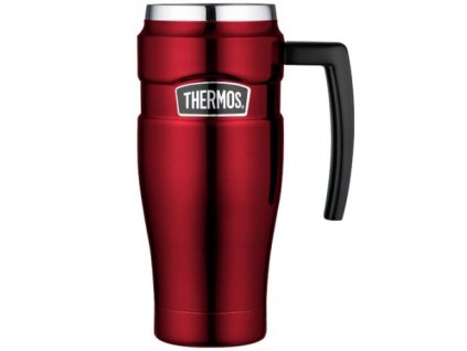 THERMOS Vodotěsný termohrnek s madlem - červená