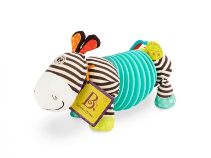 B-TOYS Tahací harmonika zebra Squeezy Zeeby