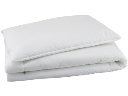 ESITO | Peřina a polštář do postýlky - bílá / 100 x 135 cm