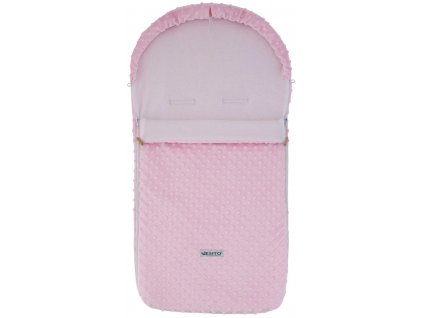 ESITO | Autofusak Minky Pink - růžová / 85 x 42 cm
