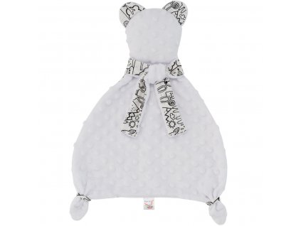 ESITO | Muchláček ZOO Medvěd - bílá / 43 x 30 cm
