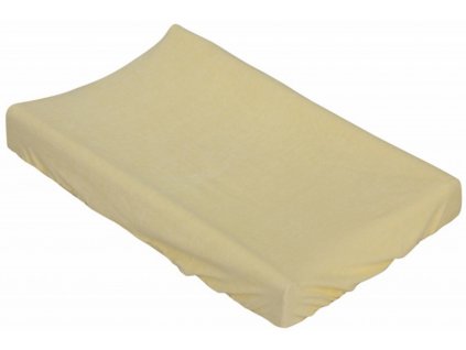 Prostěradlo na přebalovací podložku nebo matraci do kolébky či koše - žlutá 85 x 55 cm