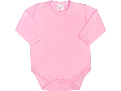 Kojenecké body celorozepínací New Baby Classic růžové vel.50