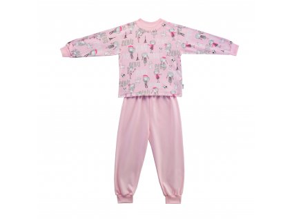 ESITO | Dívčí pyžamo Paris vel. 92 - 110 - růžová / 110