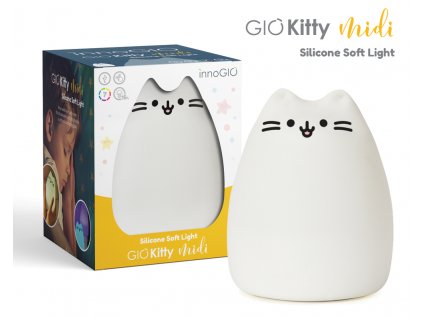 INNOGIO Silikonová lampička GIO Kitty Midi