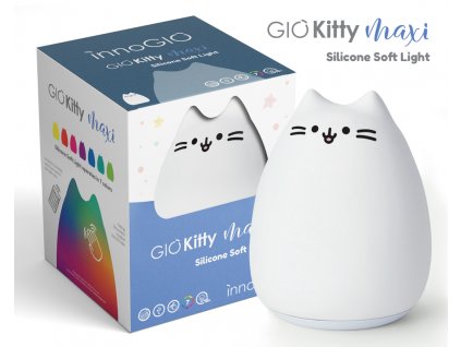 INNOGIO Silikonová lampička GIO Kitty Maxi