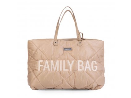 Childhome Cestovní taška Family Bag Puffered Beige