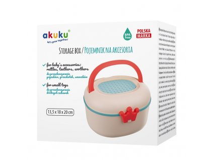AKUKU Krabička na chrastítka a kousátka