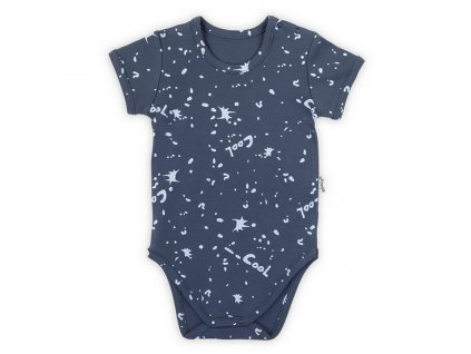 Kojenecké bavlněné body s krátkým rukávem Nicol Max