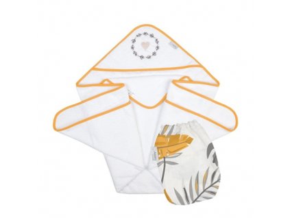 ALBERO MIO Osuška s mušelínovou žínkou N003 TROPICS 100x100