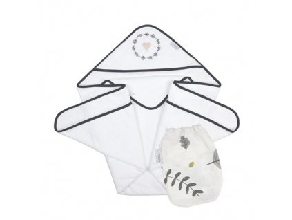 ALBERO MIO Osuška s mušelínovou žínkou N004 FOREST 100x100