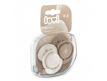 lovi silikonovy dynamicky dudlik 0 3m harmony 2pcs