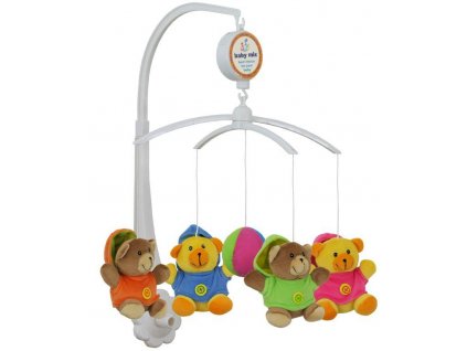 BABY MIX Kolotoč nad postýlku Baby Mix Medvídci a míč