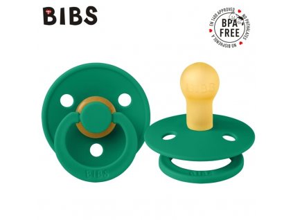 BIBS DUDLÍK KAUČUK KULATÝ TŘEŠINKA EVERGREEN S