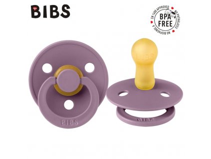 BIBS DUDLÍK KAUČUK KULATÝ TŘEŠINKA MAUVE M