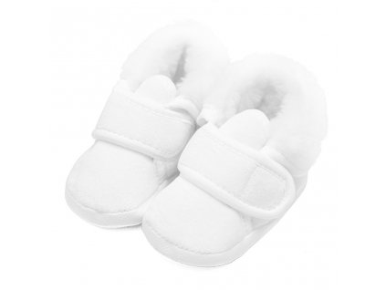 Kojenecké zimní semiškové capáčky ke křtu New Baby kluk