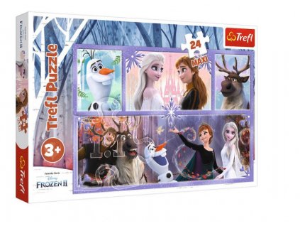 TREFL Puzzle 24 MAXI Svět plný kouzel Disney Frozen