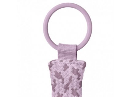 BIBS Řetízek na dudlík PACIFIER BRAID Sky/Mauve