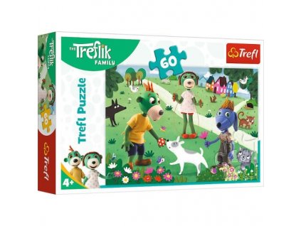 TREFL Puzzle 60 Šťastný den Trefliků