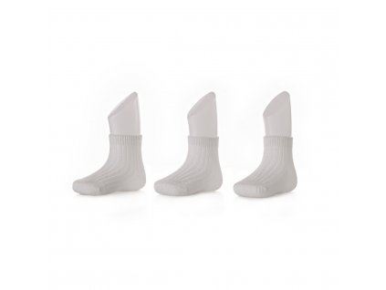 Kikko Ponožky XKKO BMB Pastels White - 6-12m 3páry