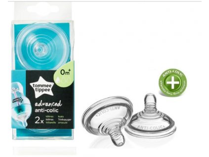 Tommee Tippee Náhradní savičky C2N ANTI-COLIC pomalý průtok