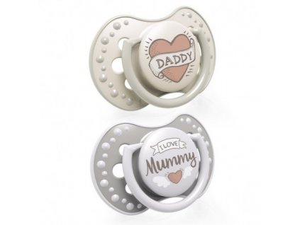 LOVI 22/866  Dudlík silikonový dynamický 0-3 m 2Ks I Love