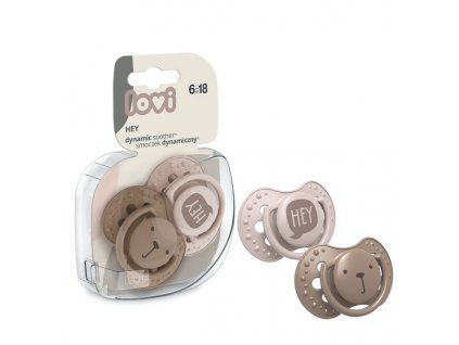 LOVI 22/887 Dudlík silikonový dynamický 6-18m 2Ks Hey Girl