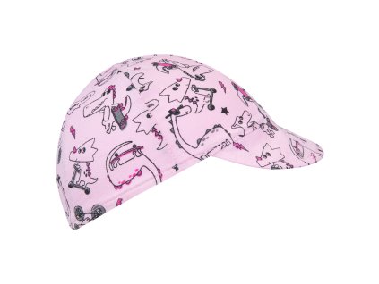 ESITO Dětská kšiltovka Dino skate / růžová