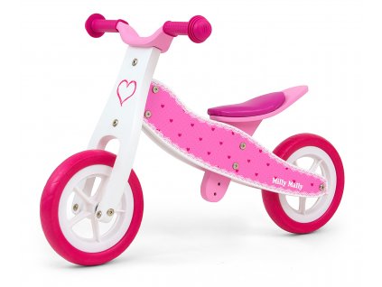 MILLY MALLY odrážedlo 2v1 Look Hearts