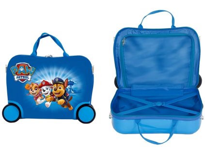 2142ab6bb83a43a173c6359e43cf727a33e69014 detsky kufr nizky na koleckach bc pp 002 rozmer 41 5x33x22 cm paw patrol tlapkova patrola modra impol trade